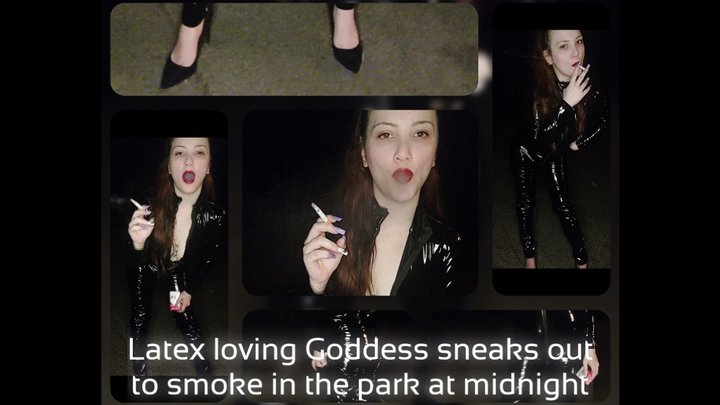 I sold another #clip! Latex loving Goddess sneaks out to smoke in the park at midnight clips4sale.com/studio/171327/…