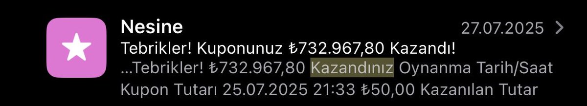 gasparizm's tweet photo. @tshigalko61 @zagortenay Kuponun tuttuguna dair gelen mail 😂🌹 https://t.co/UhhvVelTvK