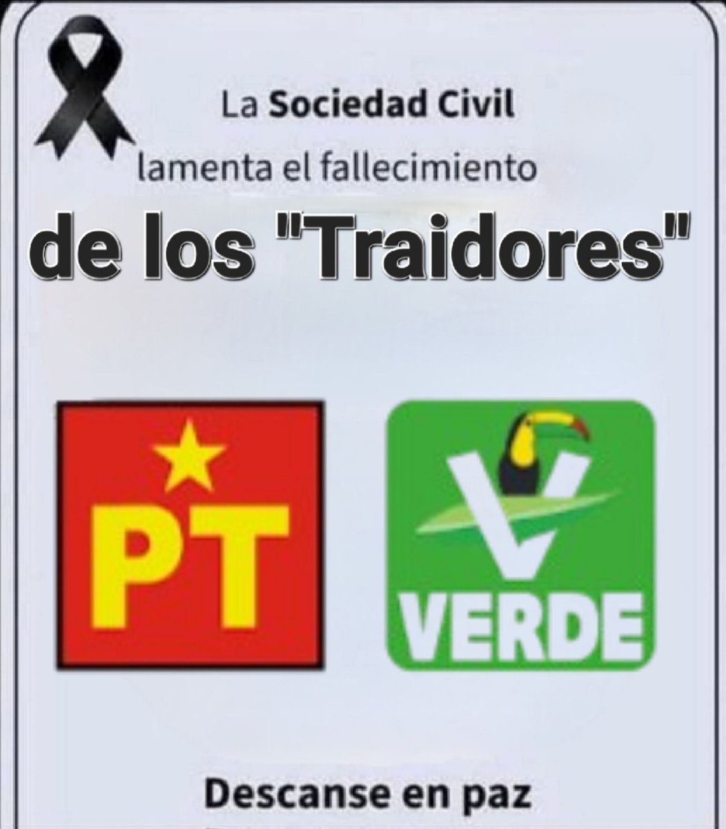Les doy mi palabra que haré todo lo que esté a mi alcance, para desaparecer a estos dos traidores al PUEBLO .

QUIEN DE ACUERDO ?

#AlDiabloConEl_PtVerde
#PtYPveTraidoresAlPueblo