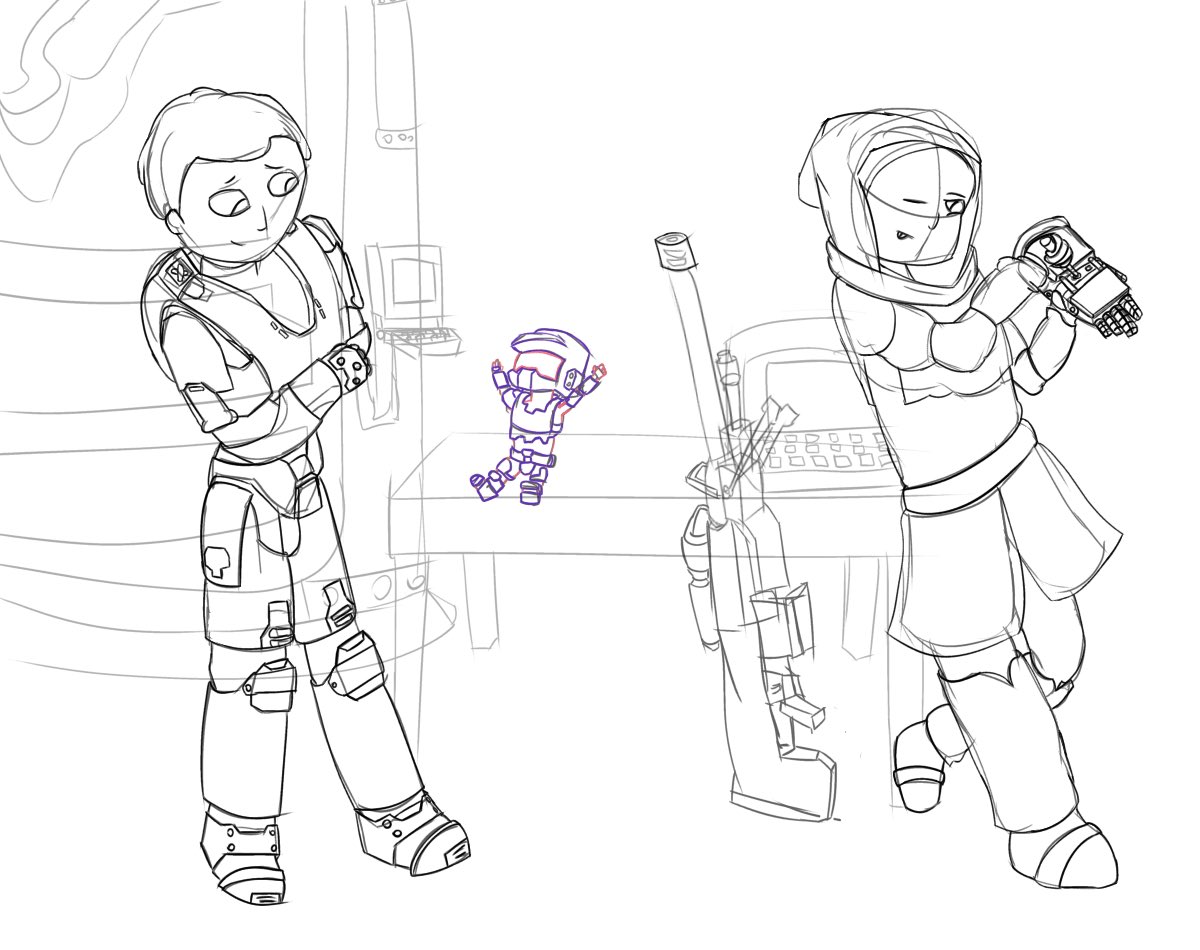 I am so sorry for bascially nothing for a while. Been tired and just kinda playing games. started to come back again today tho. Enjoy.

#artmoots #fanart #rkgk #sketch #WIP