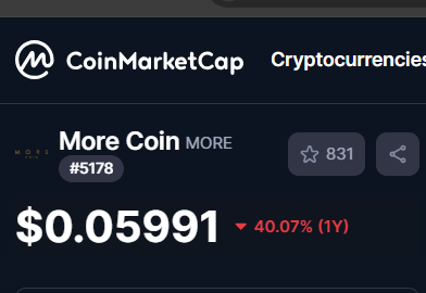 BLLBscamtracker's tweet photo. Why aren't you posting the performance of your MORE coin that you keep pumping?   Too embarrassing?  I agree!  Just down 40%? https://t.co/hLAj007E9Q