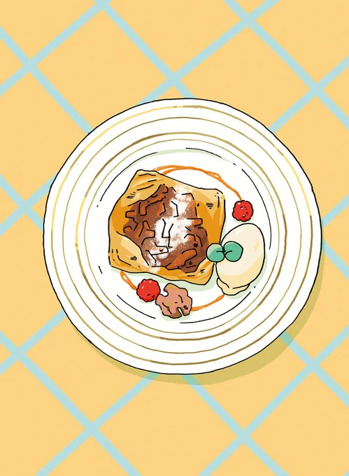 Café 1894×三菱一号館美術館連動企画 ノベルティステッカーのイラストを担当させていただきました。 3/17から、Café 1894をご利用の方に「三菱一号館美術館 ノベルティ付割引券」が配布されます。その券を三菱一号館美術館でご提示いただくと、観覧料が100円割引となり ステッカーを2枚もらえます。
