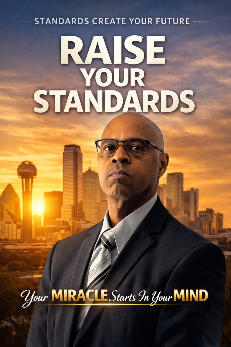 GarronT's tweet photo. Most people want a miracle…

But very few raise their standards.

❓ Let me ask you something.

Are you truly stuck in life…

Or have you just accepted things your spirit knows should change?

⚠️ Your environment didn’t create your limits.

🧠 Your standards did.

⬆️ When your standards rise…
Your decisions change.
🚀 When your decisions change…
Your life changes.

✨ Your Miracle Starts In Your Mind.
#MiracleMindMovement
#Leadership
#Mindset
#PersonalGrowth