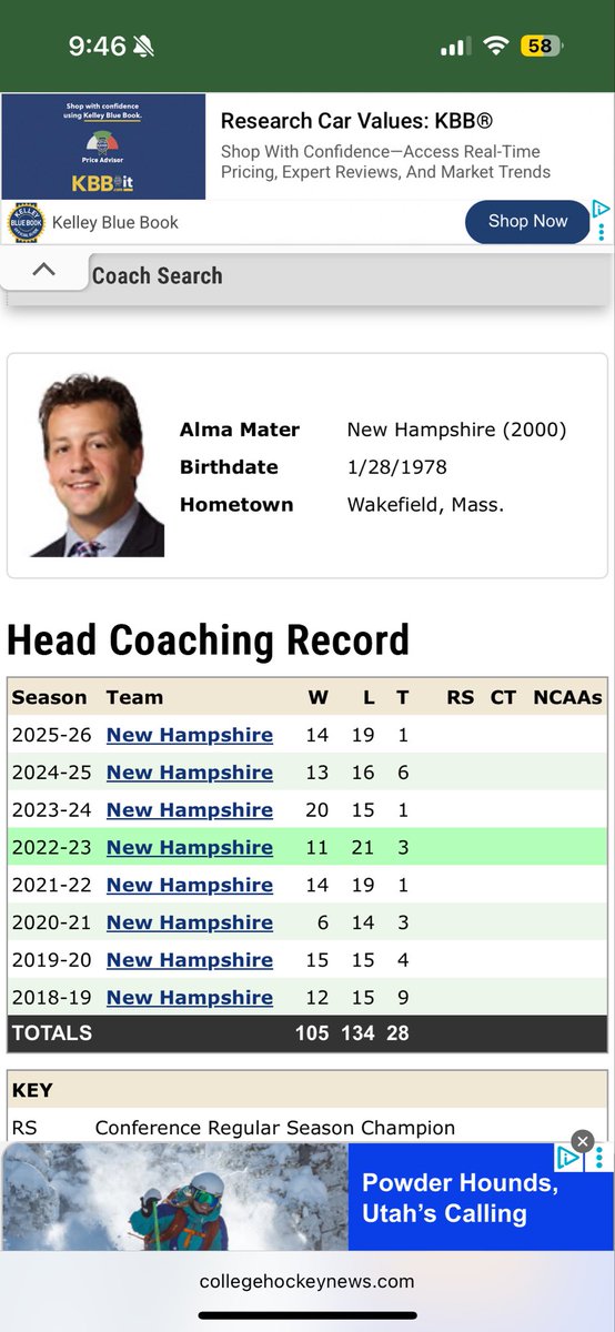 KeithStyles10's tweet photo. @UNHMHOCKEY It’s a bad day (8 years) to be a wildcat! #BeTheRoar https://t.co/4mGU7suAf4
