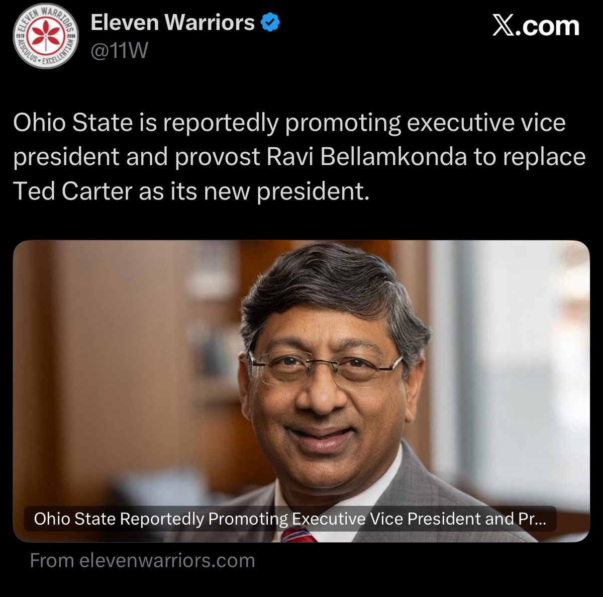 Official Ohio State DG tweet media