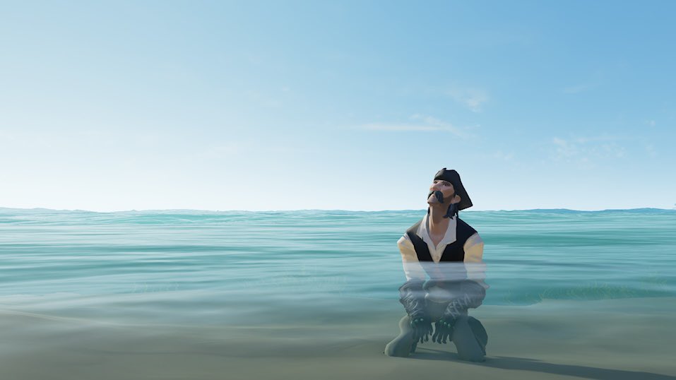 Mikeperezalonso's tweet photo. Theme: Minimalist

Just a pirate and the endless sea.

@SeaOfThieves 
#StyleOfThieves
#SeaOfThieves https://t.co/twoUDi0bE8