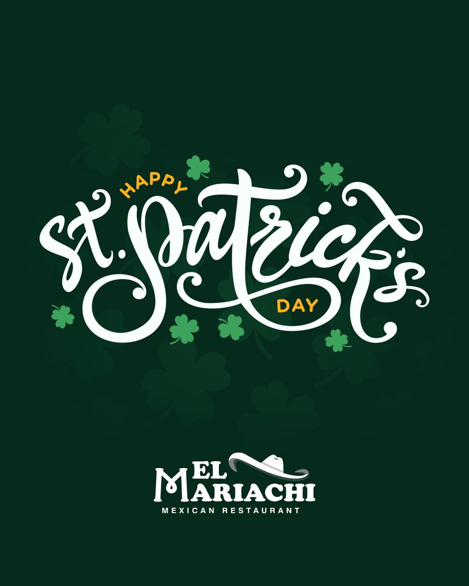 MariachiWareham's tweet photo. 🍀#STPATRICKSDAY GIVEAWAY!🍀

Feeling lucky? This #StPaddysDay, we’re spreading the cheer at #ElMariachiWareham — and TWO lucky winners will score a $25 El Mariachi #GiftCard!

Here’s how to enter: https://t.co/CSFl7RPfLk

#Giveaway https://t.co/RuYeMaFO5T