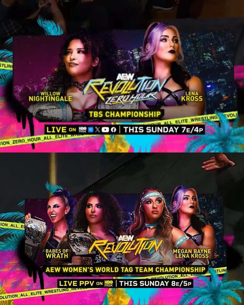 TWO BELTS WILLOW DOING WHAT EVERY OTHER DOUBLE CHAMPION IN AEW HISTORY HAS BEEN SCARED TO DO 

ONE PPV

TWO MATCHES 

BOTH OF HER TITLES ON THE LINEIN THE SAME NIGHT!!!!! #AEW #AEWDynamite