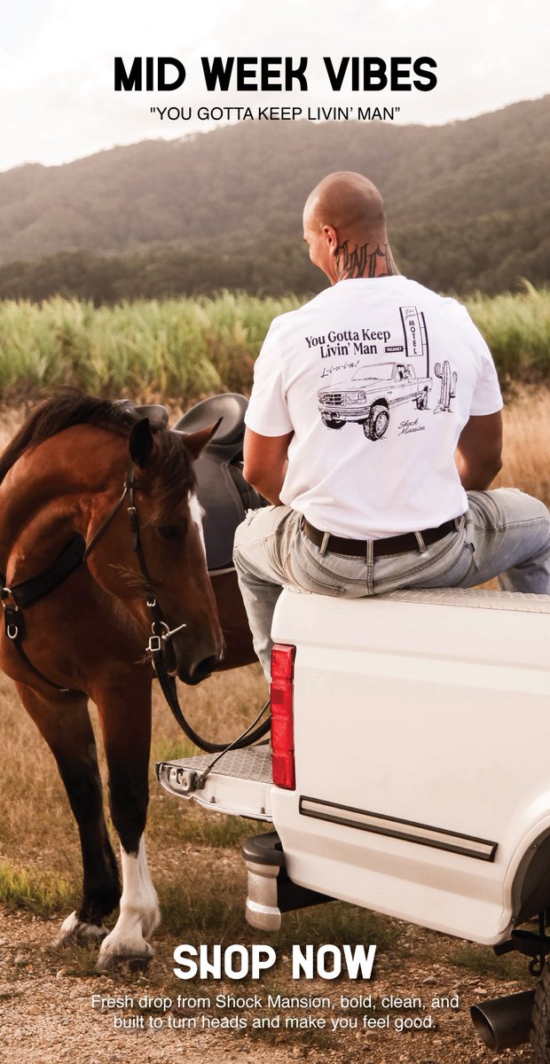 Almost All Sold Out - "Livin" Tee ✌️