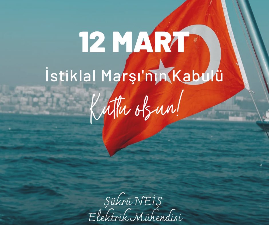 sukruneis's tweet photo. İstiklal Marşımızın kabulünün sene-i devriyesinde, Mehmet Akif Ersoy başta olmak üzere, istiklal mücadelemizin tüm kahramanlarını, şehit ve gazilerimizi rahmet ve minnetle anıyorum.🇹🇷

Ruhları Şad olsun.

#MehmetAkifErsoy
#istiklalmarşı https://t.co/gURrPqNEFY