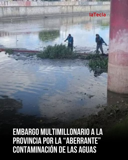 Un Juez Federal embargó a la Provincia de Buenos Aires por más de $157 mil millones de pesos por no ejecutar obras de saneamiento cloacal en La Plata, Berisso y Ensenada. 
Según un informe de la UNLP, existe "un grado de contaminación aberrante" en el Río de la Plata, el río