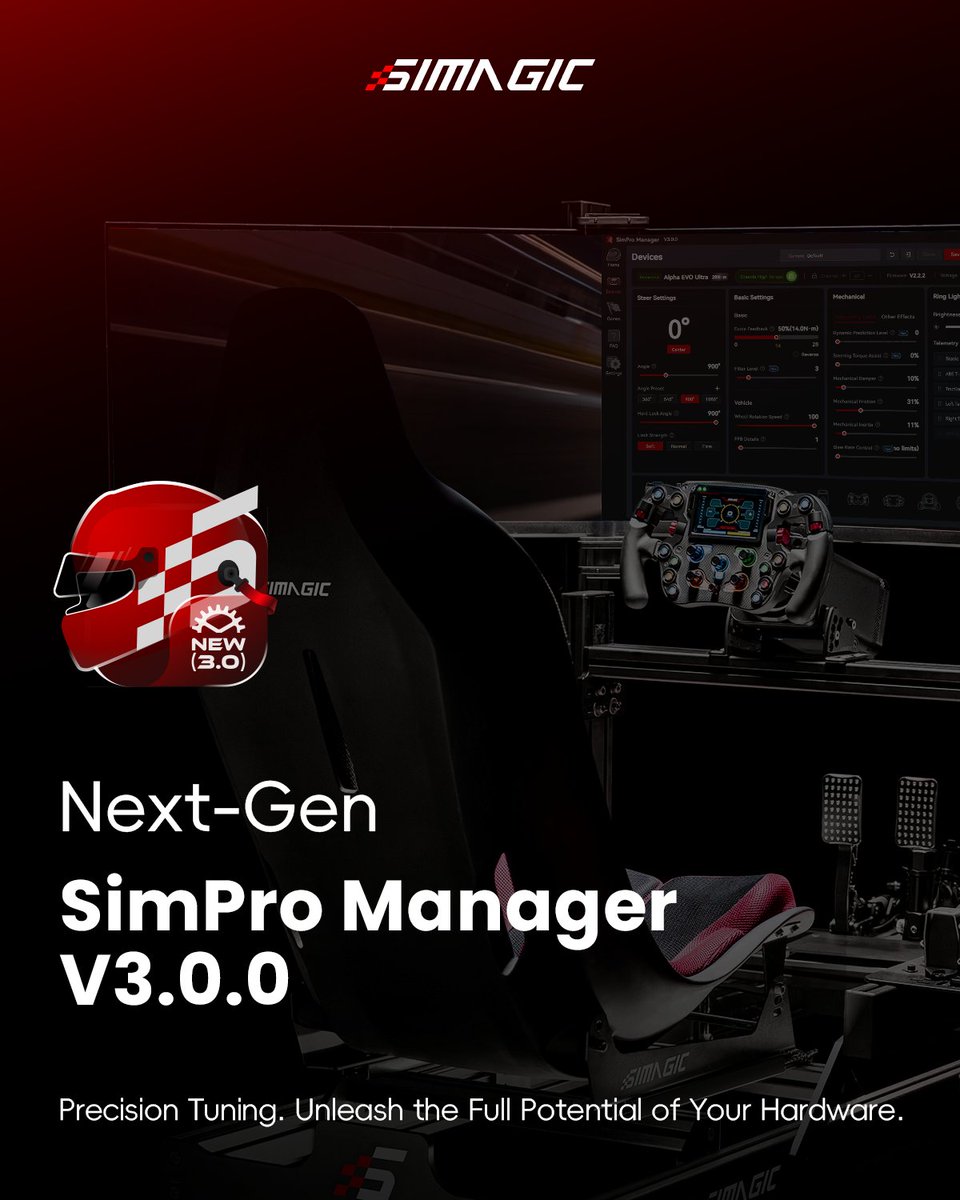 Simagic official tweet media