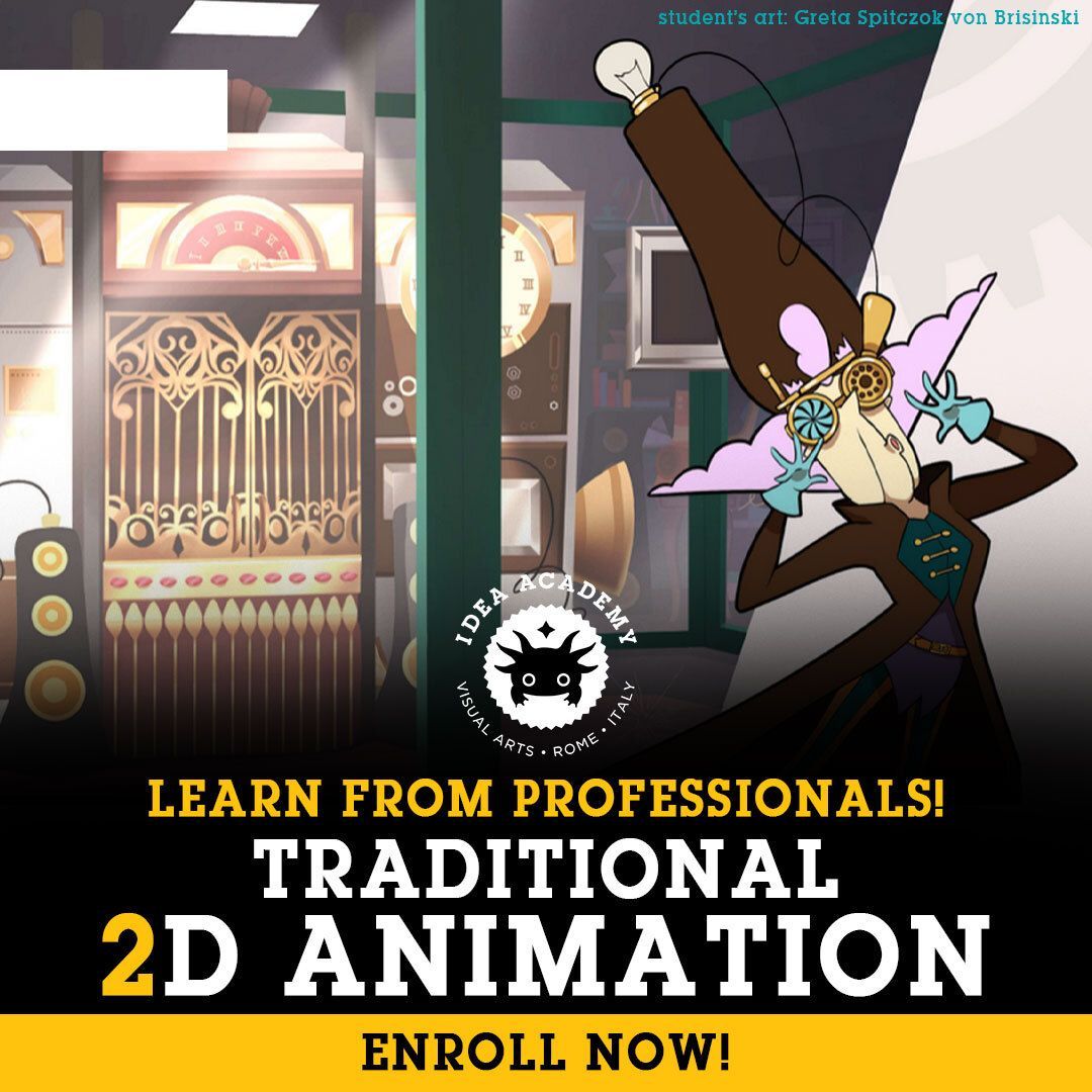 CDReferences's tweet image. Transform your drawing skills into dynamic movement with IDEA Academy’s Traditional 2D Animation online course. Learn to animate everything from flour sacks to acting characters tinyurl.com/ideatraditiona… 

#ideaacademyrome #onlinecourse #2danimation #artschool