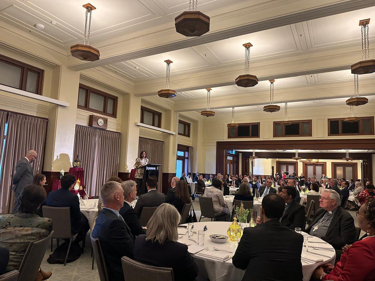 Pleased to attend the Iftar Dinner hosted by the Department of Foreign Affairs and Trade, together with colleagues, in observance of the Holy Month of #Ramadan.