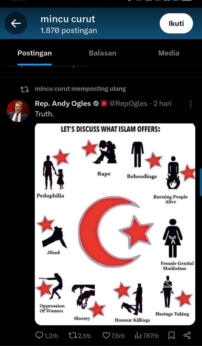 BwangAku's tweet photo. @CurutMincu37043 @haluanharian Kwkwkw bot zionist https://t.co/PPQH6nOsAh