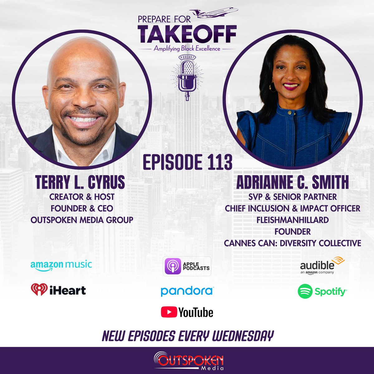 Women’s History Month Series Episode Alert‼️⏰ <a href="/Prep_4_Takeoff/">Prepare For Takeoff Podcast</a> - Episode 113 featuring Adrianne C. Smith, SVP &amp; Senior Partner and Chief Inclusion &amp; Impact Officer at FleishmanHillard and Founder of Cannes Can: Diversity Collective. Watch by clicking youtu.be/OdPieuUkxkc.
