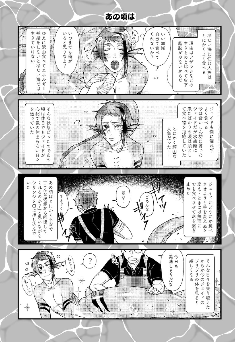 huzise_8's tweet photo. ※トレジェイ・再掲
肉感が大好きなのは、人魚にも適用されているよ🐟 https://t.co/PZ8GPa7IkT