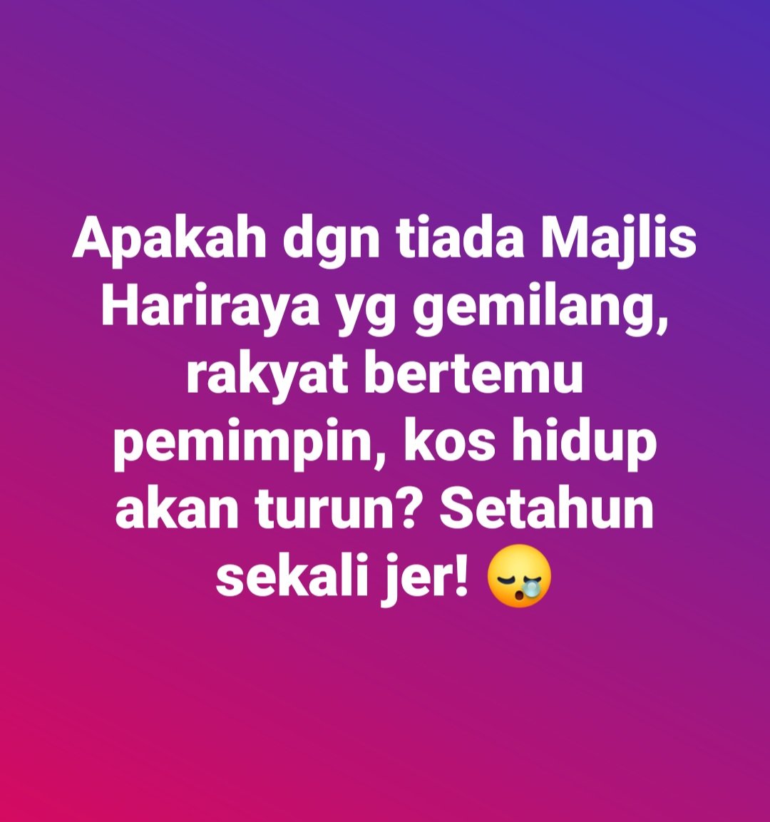 Buat majlis raya pon SETAHUN sekali jer untuk rakyat bertemu pemimpin, untuk staf2 bahawan jumpa Dato' CEO.  Nak jimat kemana? 

Minta pemimpin2, CEO2 GLC, Boss2 besar naik LRT, RapidKL &amp; beca SETIAP HARI, confirm boleh jimat! #malaysia #madani <a href="/501Awani/">Astro AWANI</a>