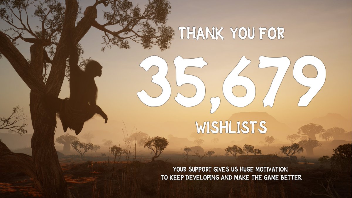 Primal_Survial's tweet photo. We have reached 35,679 wishlists. Thank you for the incredible support and feedback.

https://t.co/OPvYIhzZ2g

#INDIEGAME #PRIMALSURVIVAL #INDIEDEV https://t.co/gzi9rjlOIw