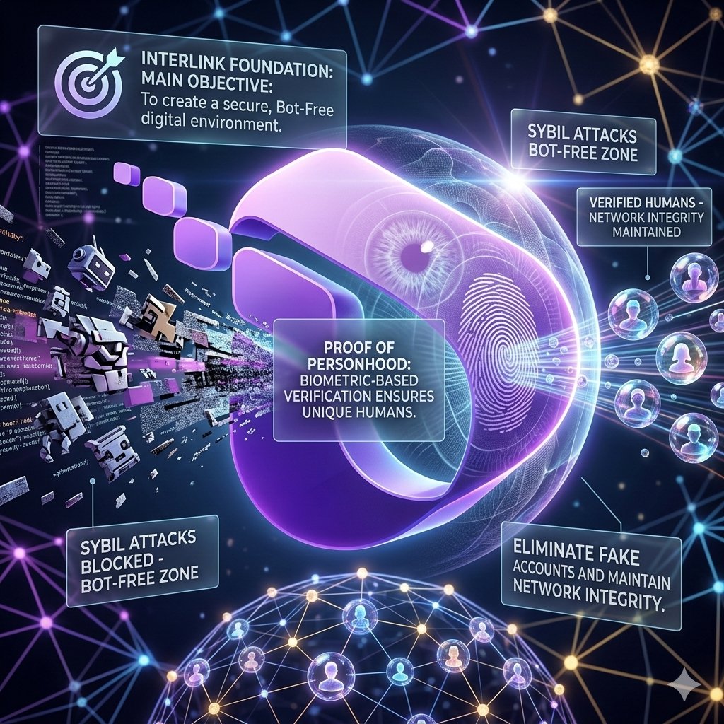ValaparlaM72639's tweet photo. InterLink Foundation’s mission:
A secure, bot-free digital world 🤖🌍

👤🔐 Using Proof of Personhood
Every node represents a real human

⚠️ Helping stop fake accounts &amp; Sybil attacks

🌐 Keeping the network fair and secure
#interlink #itlg #itl #kvinterlink #reinaitl https://t.co/Gxhz4kffoW