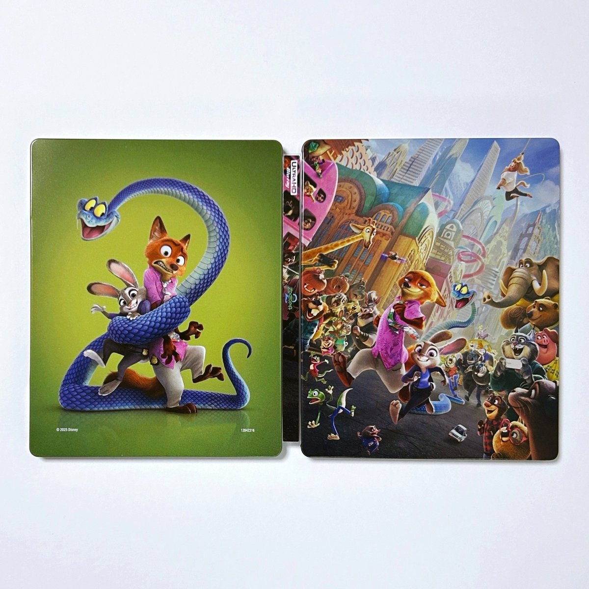 北米版『ズートピア2』のスチールブックが届いた😆リージョンALL、Blu 