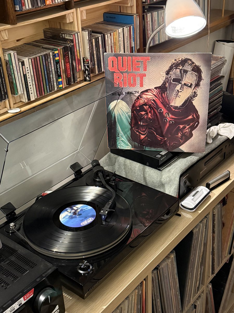 MusicManJ70's tweet photo. Quiet Riot - Metal Health. This album was my gateway to heavier music. #albumanniversary #lpcommunity #lpcollector #vinylcommunity #vinylcollection #quietriot https://t.co/EE1ynDPO9H
