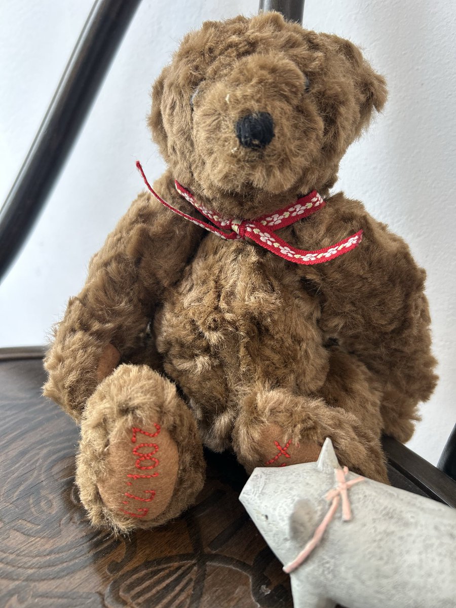 78madam's tweet photo. 25年前の未完のテディ発見される‼️

#断捨離　
#お片付け https://t.co/bhefcABzkX