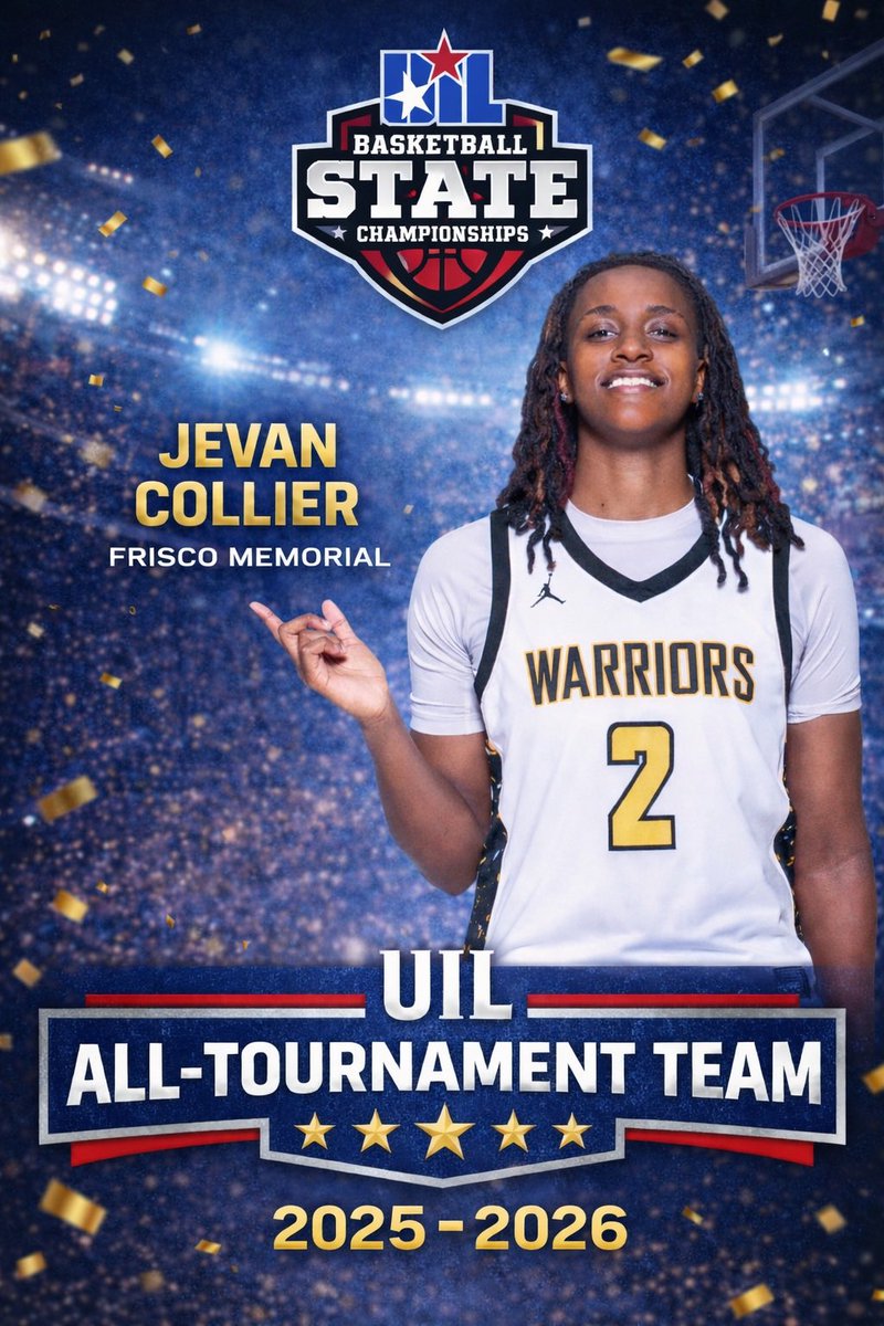 jevancollier_'s tweet image. Honored to be named UIL 5A-D2 All-Tournament Team ⭐️

Thankful for my teammates, coaches, and supporters.
@TXHSGBB  @GBBWarriors 
@uiltexas

Back to work.

#Nothing8Easy #UILState #TexasHoops