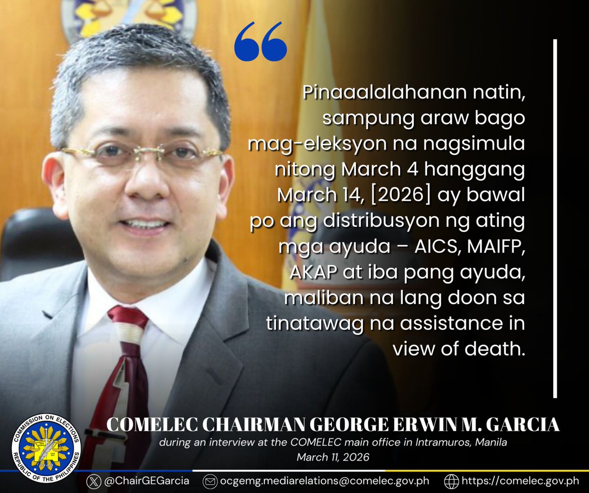 Chairman George Erwin M. Garcia tweet media