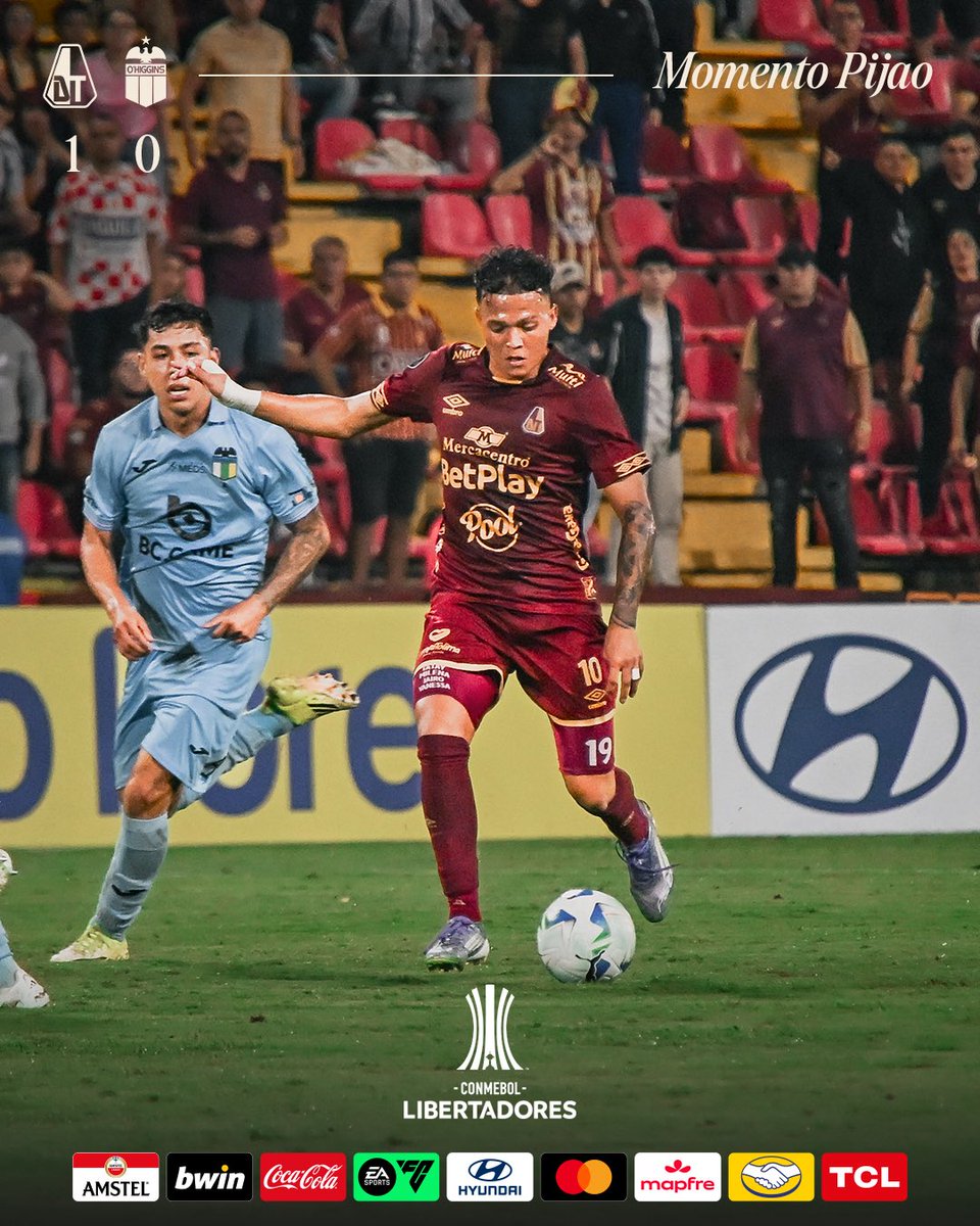 cdtolima's tweet photo. 85' ⏱️ #MomentoPIJAO
| Deportes Tolima 1-0 O'Higgins | https://t.co/55Yf7uEIUw