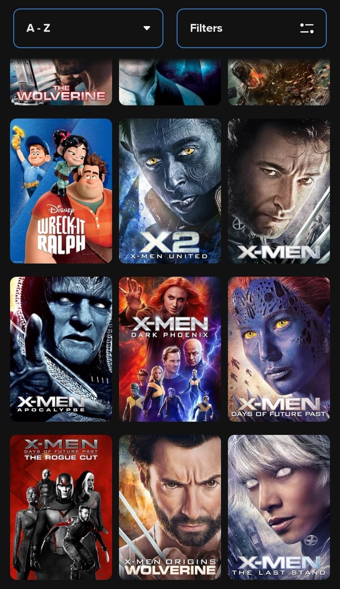 Dear <a href="/Fandango/">Fandango</a>, can we get a sort option of A-Z w/Franchise Order. Like let me sort my movies alphabetically, but when I get to a franchise... organize that shit. #fandango