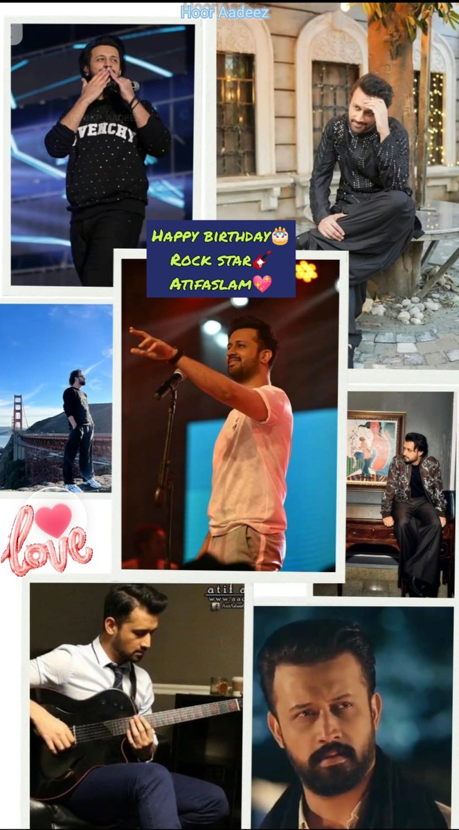Happy birthday🎂 My Favorite🥰 Rock star🎸 Each And EveryTime From 15 YRS U R With Me Love U Soo Much❤
Making Me These YRS So Beautiful😍❤ And Memorable 💫p
#Atifaslam #Aadeez
<a href="/itsaadee/">Atif Aslam</a> #HappyBirthday