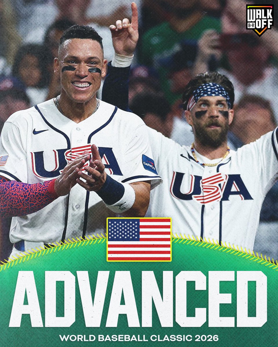 TEAM USA ADVANCES IN THE WBC TOURNAMENT AFTER ITALY'S WIN VS. MEXICO 🇺🇸

USA is headed to the q...