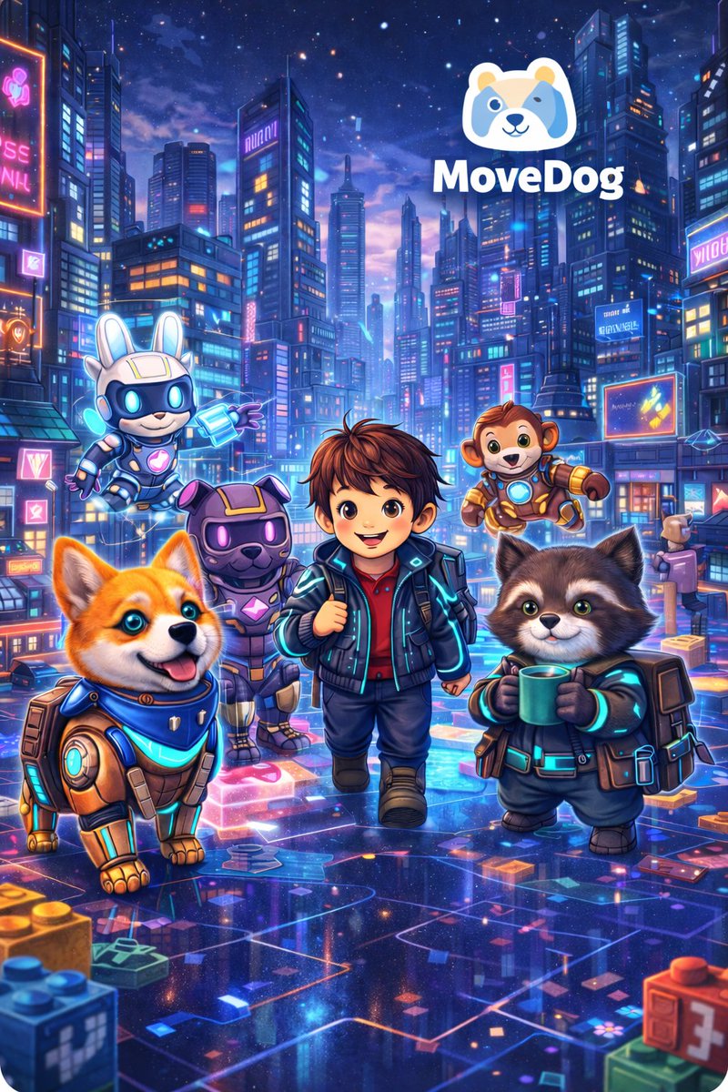 MoveDogPlay's tweet image. 🚀 We are running toward a new world.

Among the endless lights of the city,
a new path is opening.

🐾 New adventures
🌌 New worlds
✨ And new stories

The MoveDog journey continues to expand.

#MoveDog #NewWorld #Adventure #GameFi