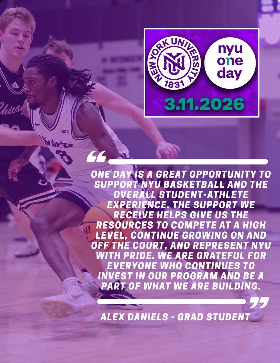 NYU Men’s Basketball tweet media