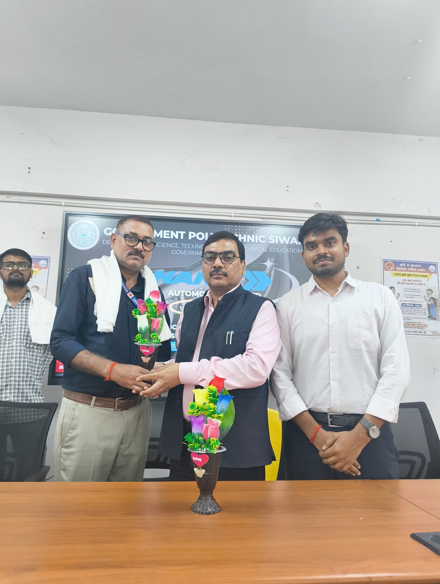 SiwanGP's tweet photo. Placement Drive at Government Polytechnic Siwan
Anand Automotive Group, Gurugram conducted a placement drive on 10 March 2026.
Students from GP Siwan, GP Chhapra &amp; GP Gopalganj participated.
Thanks to Mr. Keshav Kumar (Data Engineer) for interacting with students.
#Placement https://t.co/822BN6umPB