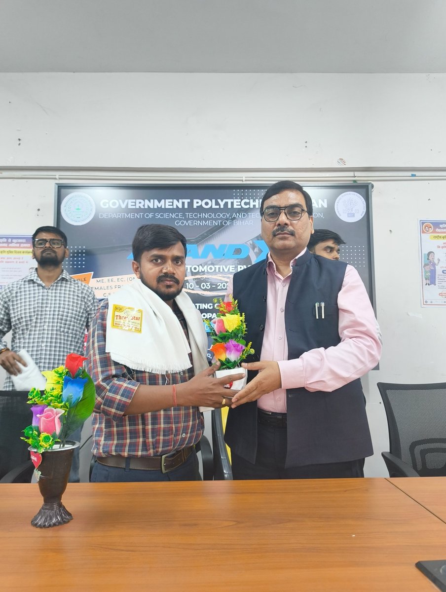 SiwanGP's tweet photo. Placement Drive at Government Polytechnic Siwan
Anand Automotive Group, Gurugram conducted a placement drive on 10 March 2026.
Students from GP Siwan, GP Chhapra &amp; GP Gopalganj participated.
Thanks to Mr. Keshav Kumar (Data Engineer) for interacting with students.
#Placement https://t.co/822BN6umPB