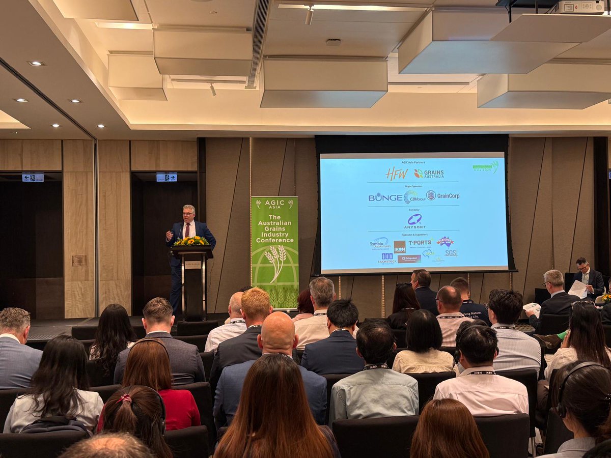 GrainTradeAus's tweet photo. The 2nd day of# GTAโs #AGIC Asia is officially underway! GTAs Chair, Ole Houe, is opening the conference in Ho Chi Minh City, & setting the tone for a dynamic series of discussions on the future of grain trade, industry collaboration, and strengthening global relationships. https://t.co/ZgiSYWcdLP
