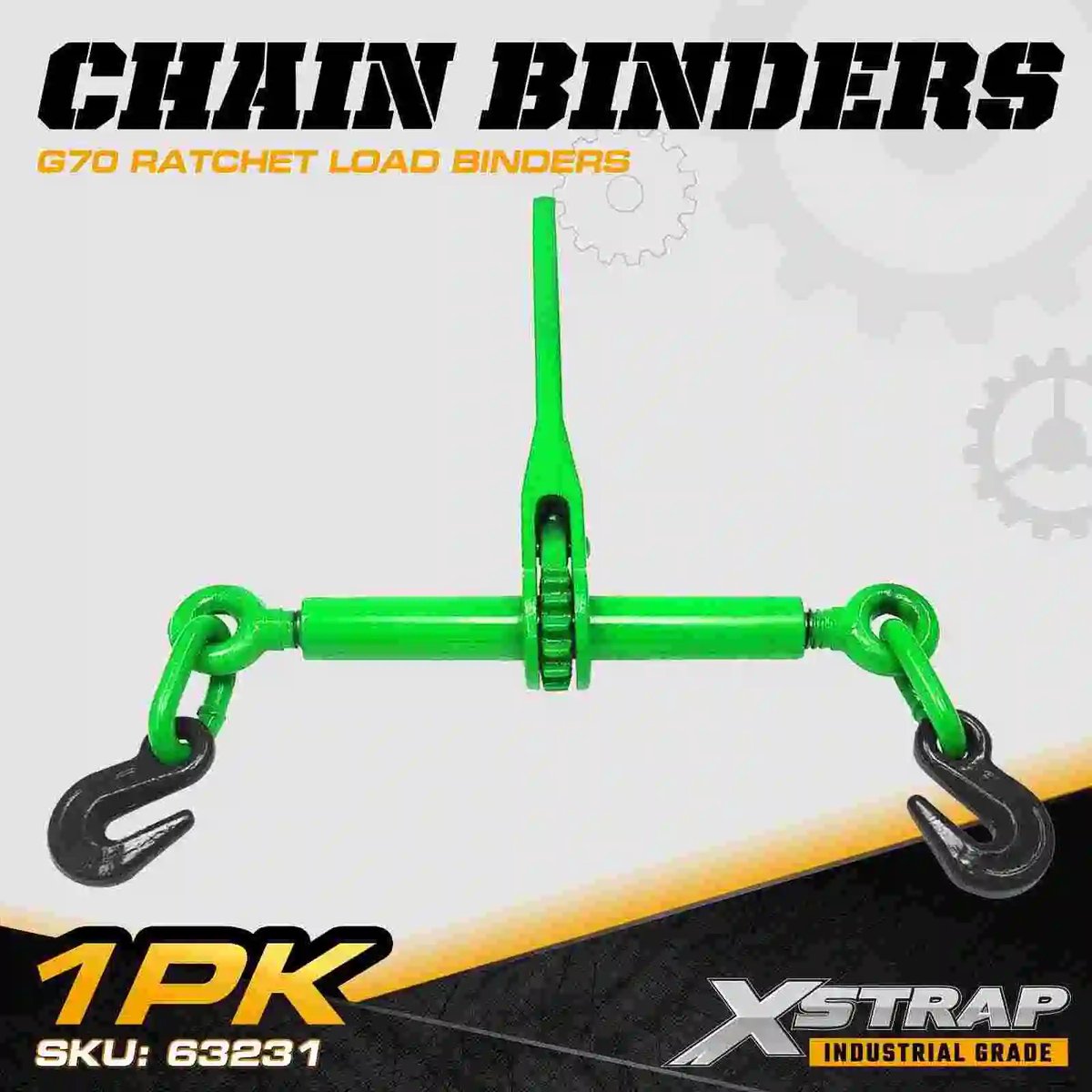smk_co's tweet image. 🔗 Xstrap Grade 70 ratchet load binder: WLL 5,400 lbs for 5/16"–3/8" chains. Strong, easy ratcheting for safer heavy cargo binding. 
🌐 xstrap.com📧 ceciliawu@prowintool.com
#xstrap #ratchetloadbinder #grade70 #chainbinder #cargocontrol