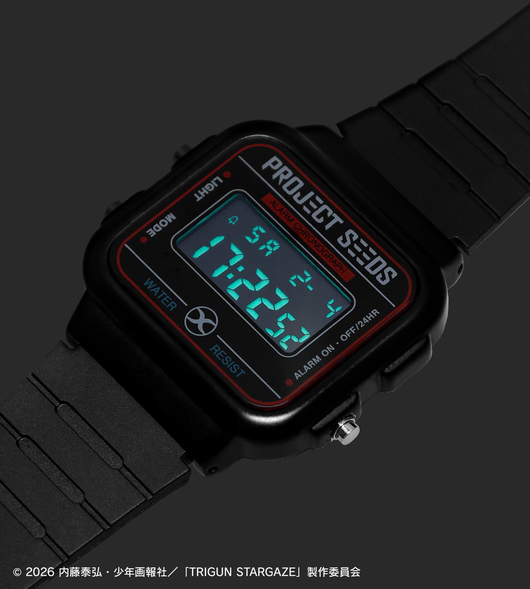 【#TRIGUN STARGAZE】
arma biancaより、プロジェクト SEEDS デジタルウオッチの受付開始！
amnibus.com/products/title…
#TOHOanimation_goods #トライガン