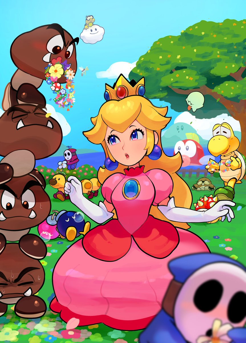 nn764410's tweet photo. I want to give you a crown of flowers🌸👑💞
#PrincessPeach #supermar https://t.co/CUZnSpUnMQ