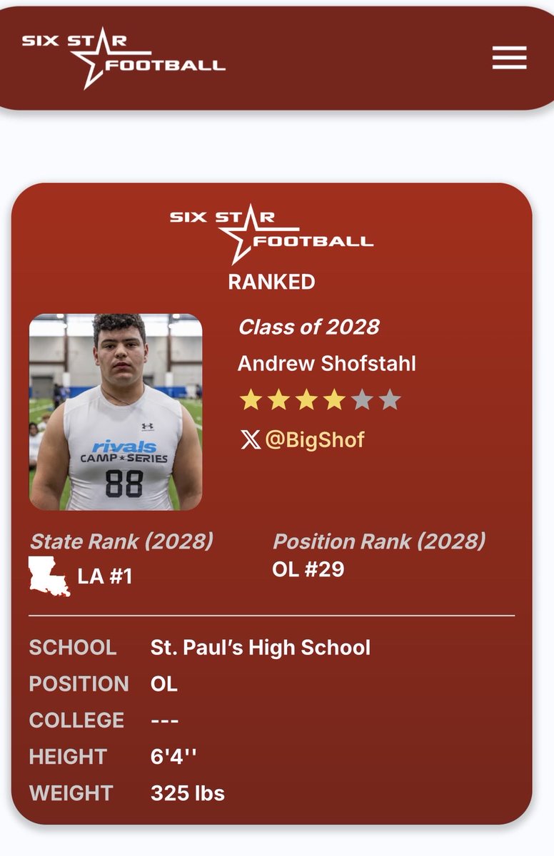 Andrew Shofstahl (2028 - IOL) tweet media