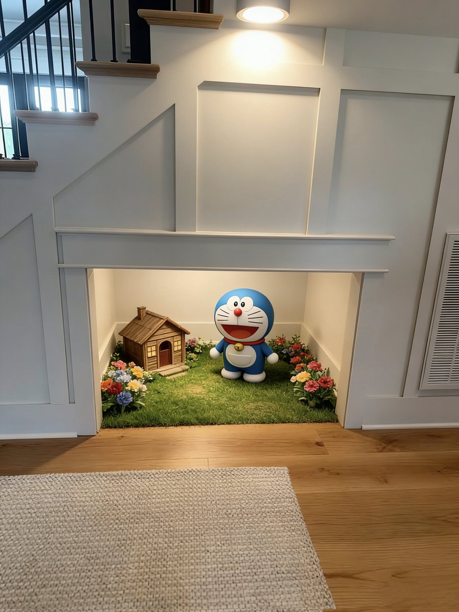 roketbiu's tweet photo. @greg16676935420 Doraemon’s Under-Stair $Space https://t.co/QxUEuGHWV8