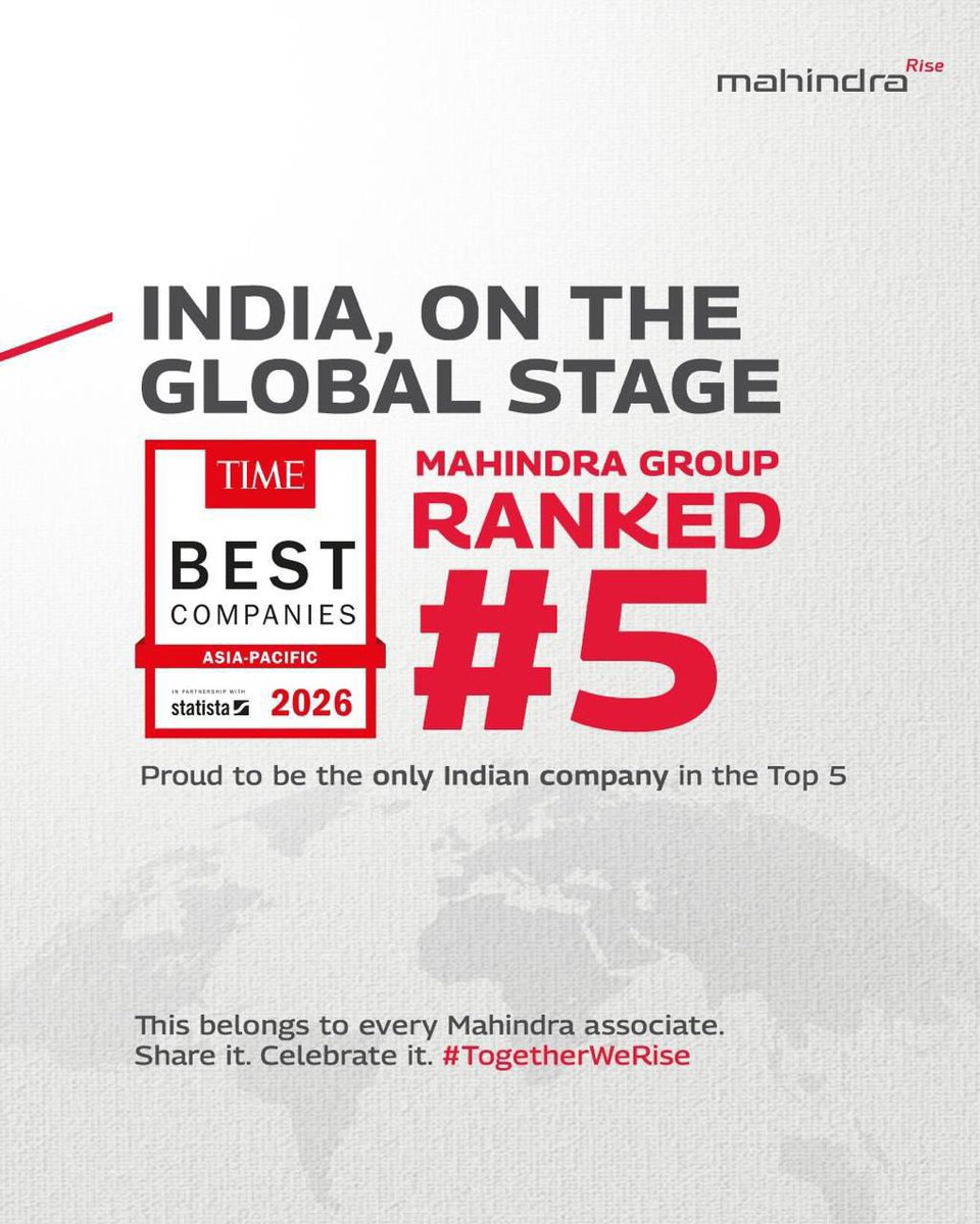 Mahindra Group tweet media