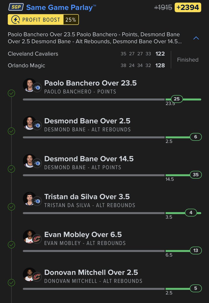 brandonlyle1985's tweet photo. ‼️ELITE‼️ #fanduelparlays #fanduel #nba #lockedin #sportsbettingtwitter https://t.co/9AOA7Y1UxW