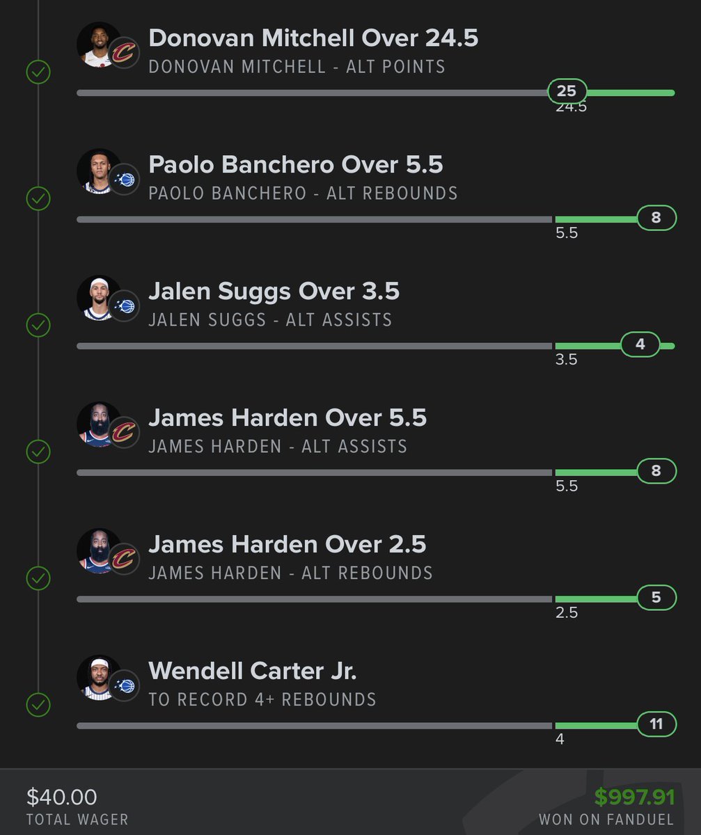 brandonlyle1985's tweet photo. ‼️ELITE‼️ #fanduelparlays #fanduel #nba #lockedin #sportsbettingtwitter https://t.co/9AOA7Y1UxW