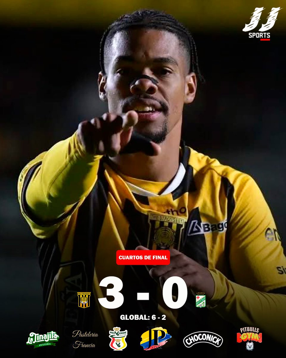 oficial_sports's tweet photo. ¡THE STRONGEST ELIMINA A ORIENTE PETROLERO! ⚽️🇧🇴🚨💥
Finalizó el partido en el estadio Hernando Siles y el conjunto “Atigrado” selló su pase a las semifinales del Torneo Repechaje con goleada sobre Oriente Petrolero por (3-0).
📸 APG
#JJSportsOficial #TorneoRepechaje https://t.co/7mN6DdvQUu