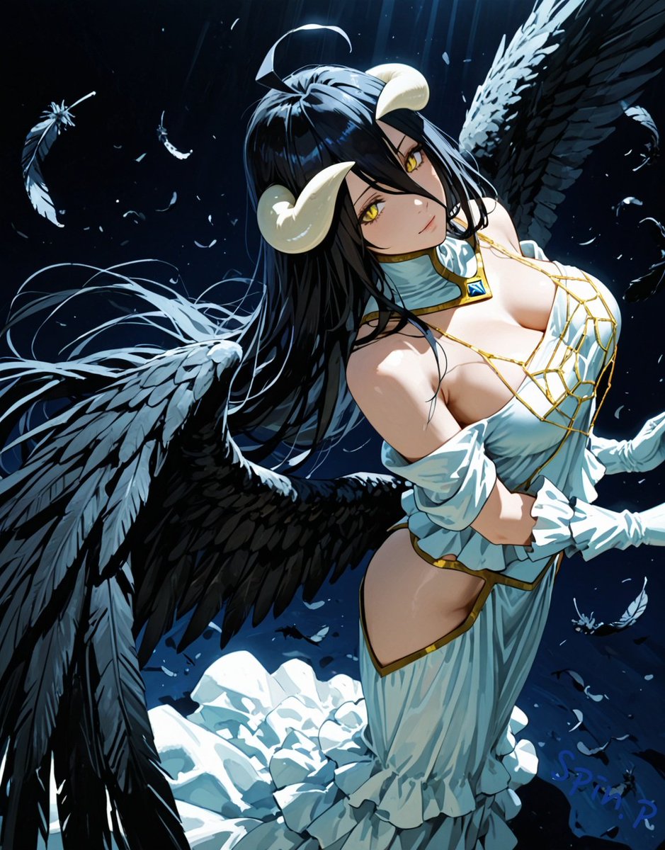 SpinPenguin99's tweet photo. Albedo / アルベド (Overlord)

#Overlord #AIillustration https://t.co/ByB30naecx