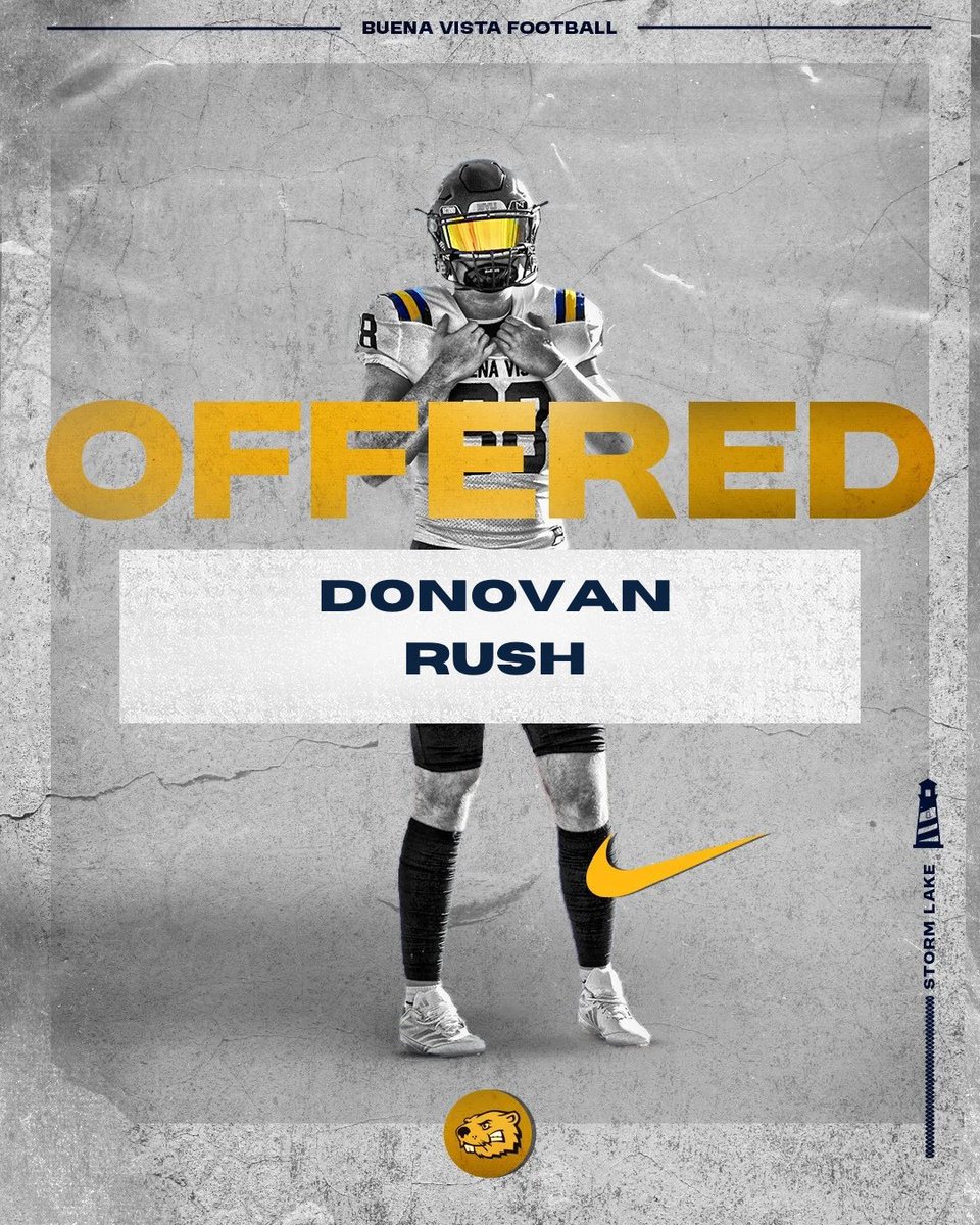 rush_donovan's tweet photo. Blessed to have my 4🅾️ffer from Buena Vista University https://t.co/cQwyFPJT46