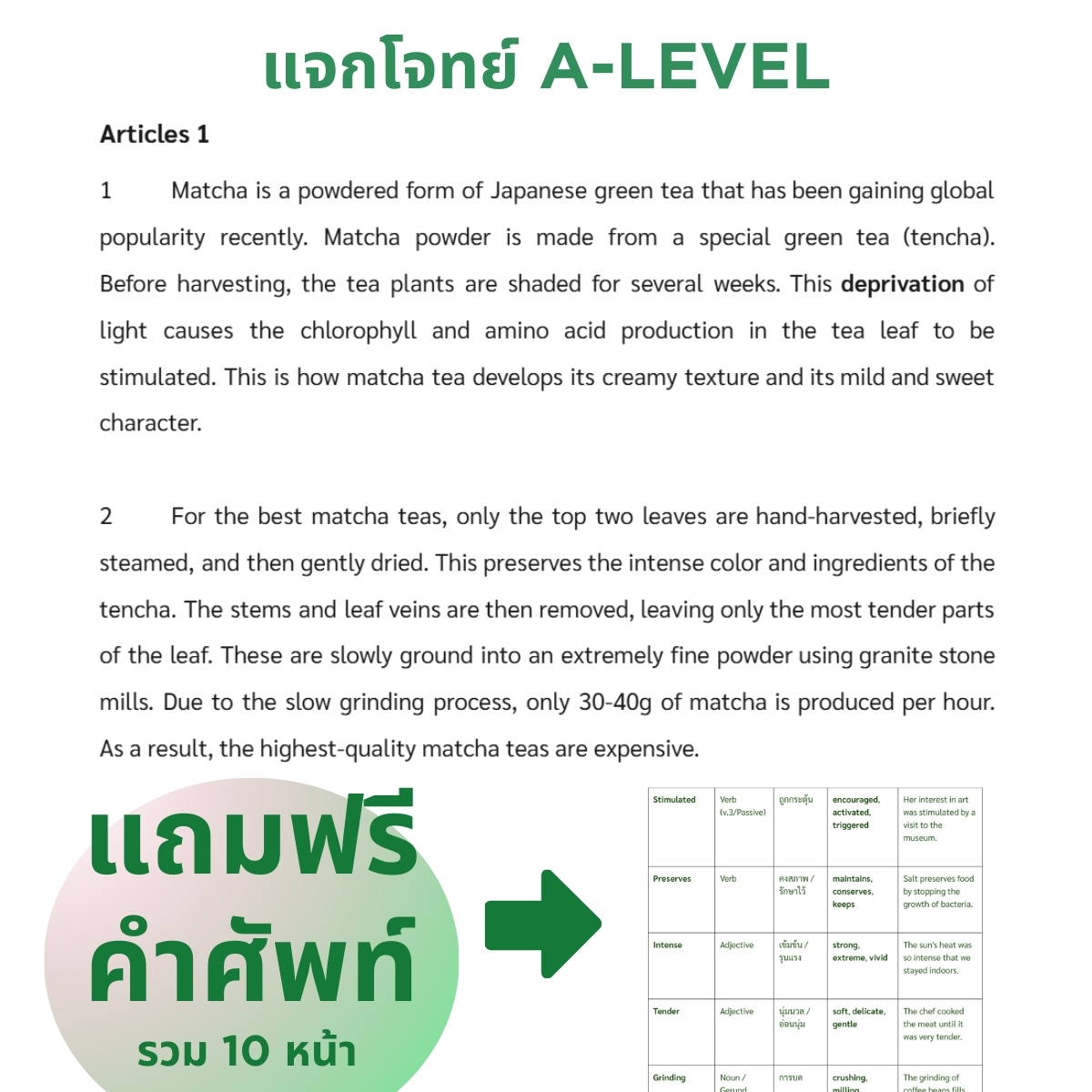 GreenGatEnglish's tweet photo. แจกฟรีแนวข้อสอบ A-Level Eng 69 [10 ข้อ] 😭 
ไฟล์👉 https://t.co/Qq0Tr4l3tZ
🍀แตกศัพท์ + เฉลยละเอียด (คลิป)
🍀ไฟล์ Pdf 10 หน้า

#dek69 #alevel https://t.co/u6smspI86f